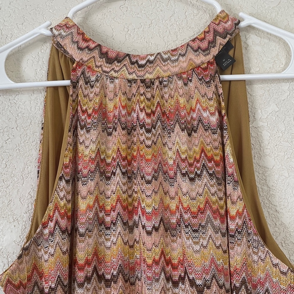 ( NEW ) Ann Taylor Multicolor Sleeveless Dress - Picture 6 of 12